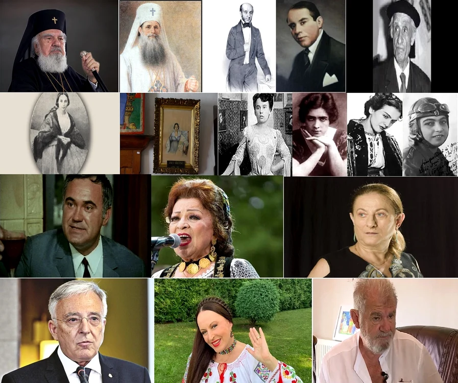 Personalități marcante născute în județul Vâlcea Foto Colaj