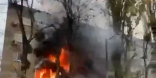 Atac cu rachete la Kiev FOTO Twitter jpg