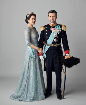 Regina Mary și Regele Frederik 