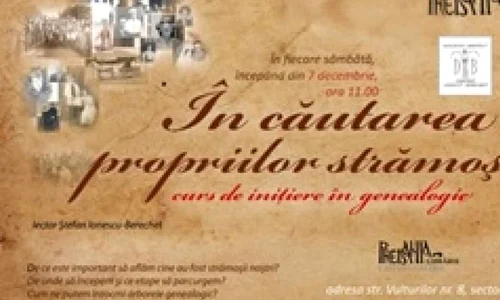 În căutarea propriilor strămoşi  Atelier interactiv jpeg