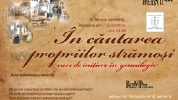 În căutarea propriilor strămoşi Atelier interactiv jpeg