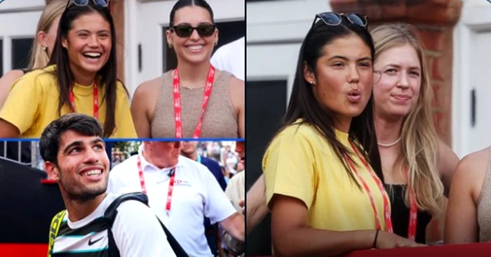 Fluturi în stomac? Carlos Alcaraz, tot un zâmbet după ce Emma Răducanu l-a susținut din tribune