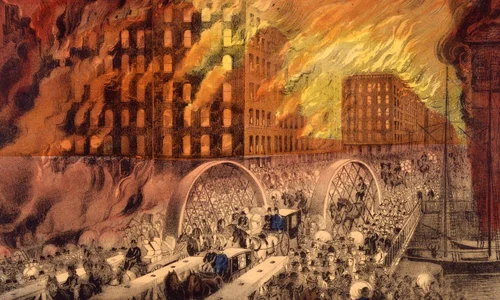 Vaca ispășitoare pentru Marele Incendiu din Chicago  jpeg