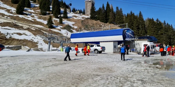 copil cazut din telescaun sinaia foto primaria sinaia