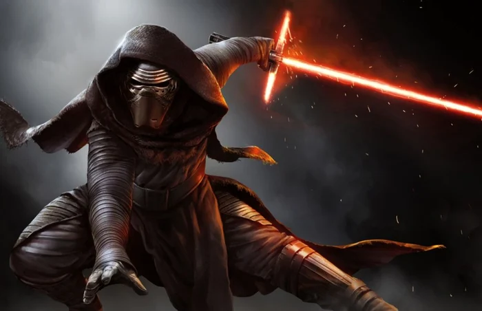 Kylo Ren, personajul principal negativ din noua serie „Star Wars“