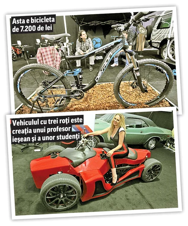 
    Salonul Auto Moto s-a deschis ieri, în Capitală, şi îi aşteaptă pe pasionaţi cu o paradă moto, maşini tunate şi fete frumoaseFoto: Sever Gheorghe  