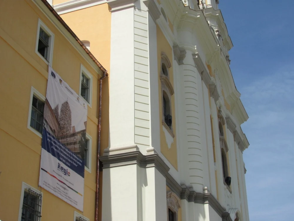 Lucrările la Bazilica Maria Radna costă aproape 11 milioane de euro FOTO Ştefan Both