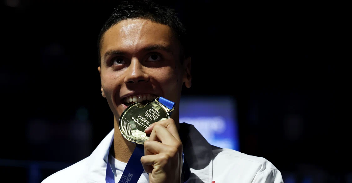 David Popovici, campion absolut în probele de viteză . Foto Getty images 