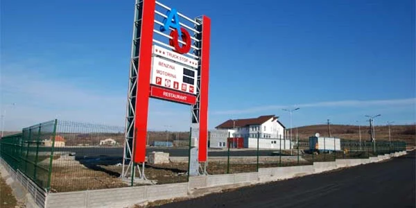 Parcarea pentru tiruri pe centura Lugojului