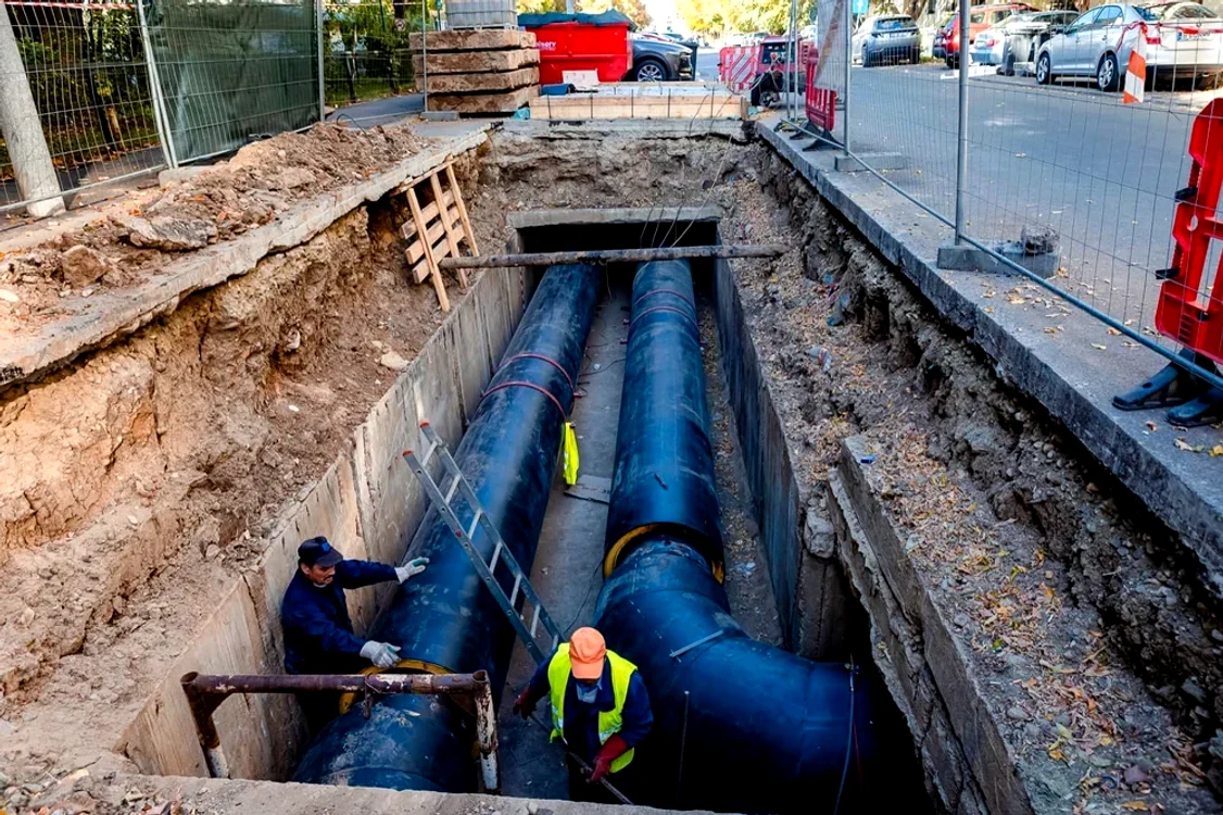 Termoenergetica înlocuiește conductele de termoficare FOTO: Adevărul (Arhivă)
