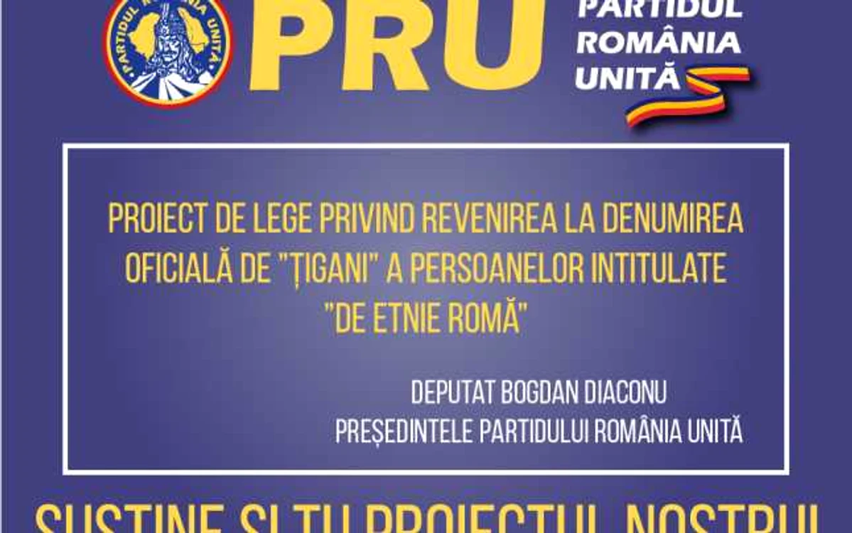 Proiectul de lege privind revenirea la denumirea de ţigani are susţinere aproape unanimă în mediul online, fiind votat de 98 la sută dintre respondenţi chiar şi pe site-ul Societăţii Academice din România
