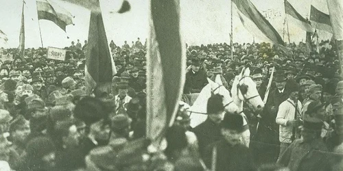 Marea Adunare Națională de la Alba Iulia, de la 1 decembrie 1918 (foto: Samoilă Mârza)