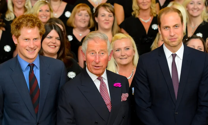 Prințul William, Prințul Harry, Regele Charles foto GettyImages jpg