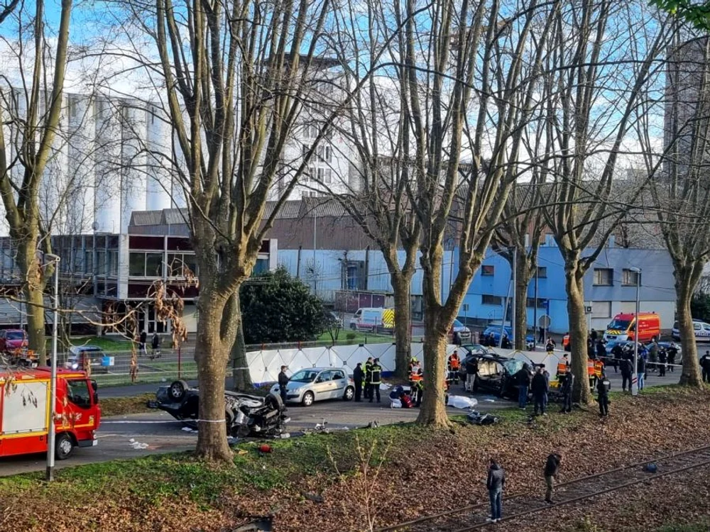 Trei persoane au murit în accidentul din Strasbourg FOTO  DNA-Laurent Rea