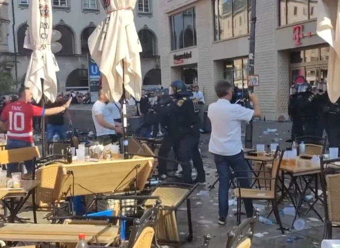 Poliția germană a arestat mai mulți suporteri ai Serbiei. Captură X