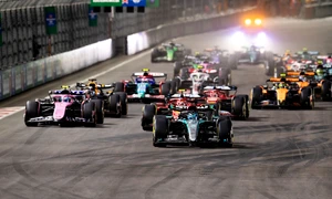 Monoposturile din Formula 1, la startul cursei din Las Vegas Profimedia jpg