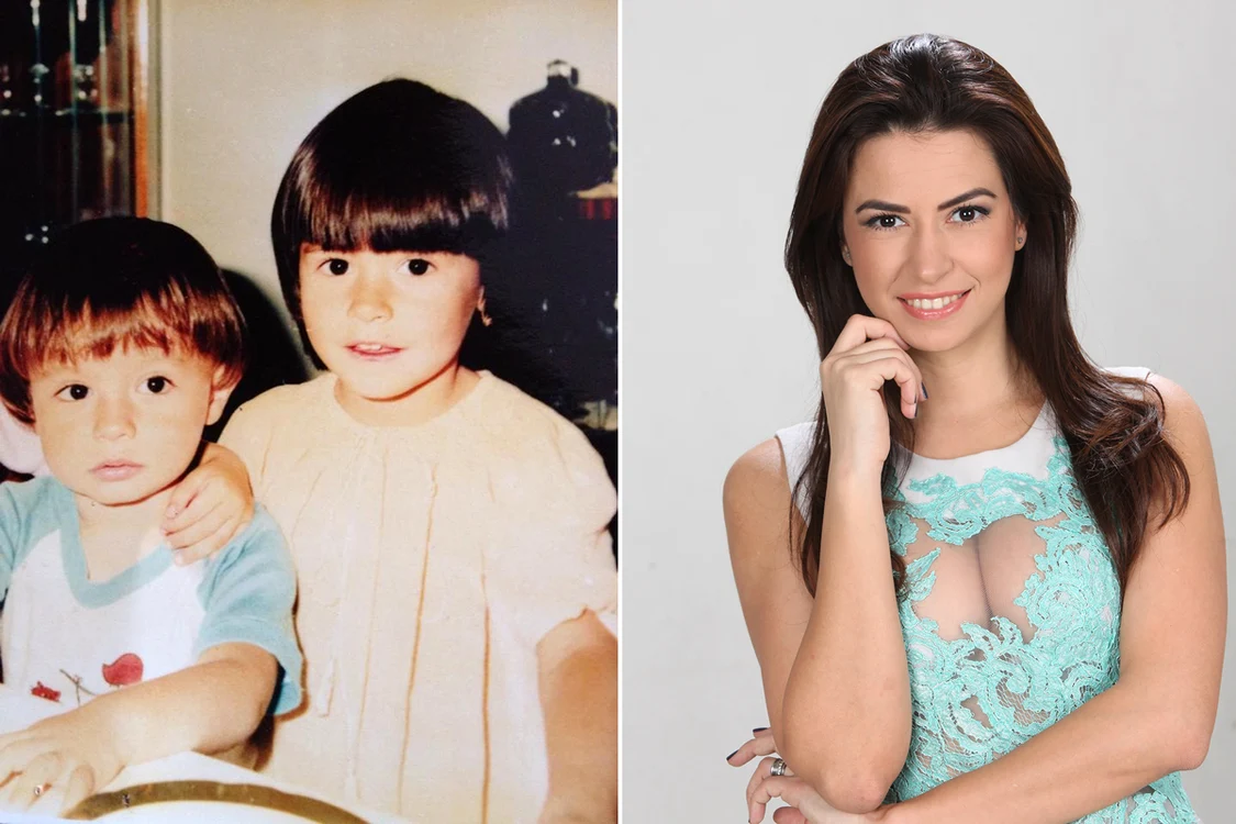 Diana Bart și fratele ei, într-o fotografie dragă gazdei emisiunii Click! de la Prima TV