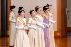 Prințesa Aiko la ceremonia de citire a poezie numită Utakai Hajime   Agenția Imperială jpg