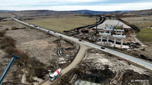 Autostrada Transilvania Cluj Napoca Oradea în șantier Viaductele Nădășelu și Topa Mică Foto Daniel Guță ADEVĂRUL (27) JPG