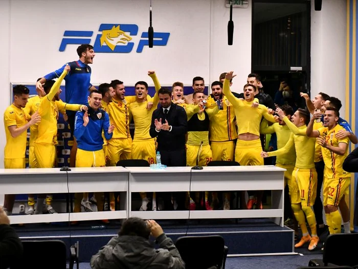 Tinerii jucători ai naționalei de tineret și-au manifestat bucuria la conferința de presă