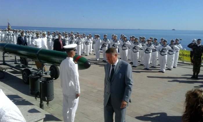 Klaus Iohannis la Ziua Marinei 2016 de la Constanţa Foto Mariana Iancu