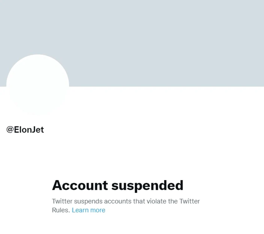 Contul de Twitter @ElonJet.