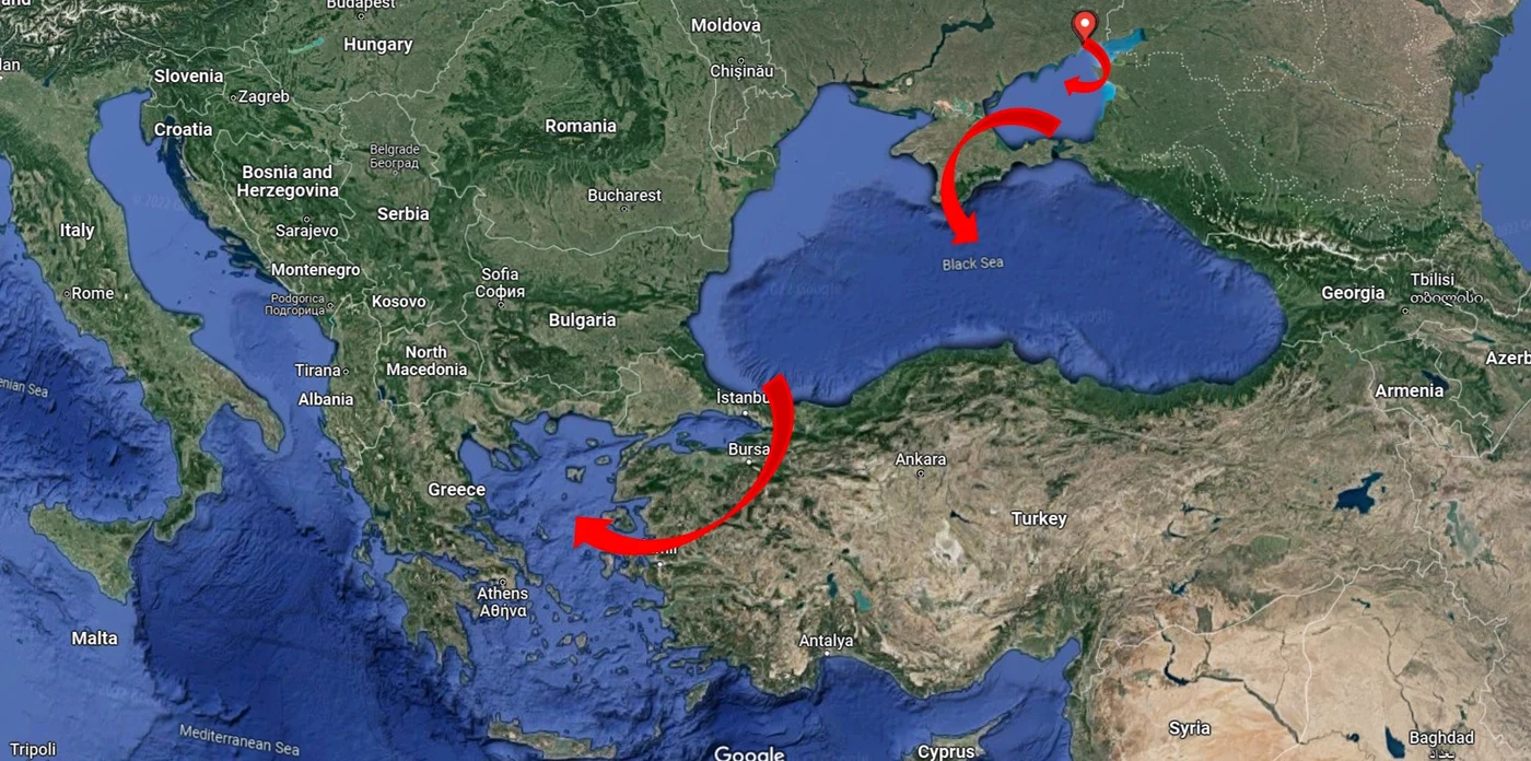 Hidrogenul sulfurat riscă să ajungă în Marea Azov și, de acolo, în Marea Neagră până în Mediterană