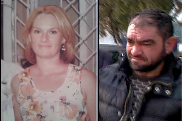 Victima Violeta Mirică şi criminalul Vasile Petcu FOTO Facebook/captura video