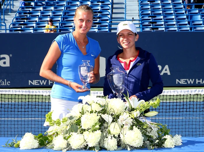 petra kvitova si simona halep foto mediafax