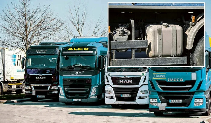 TIR-urile se aflau într-o parcare din GermaniaFOTO: (observator.tv)