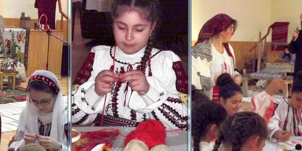 Şezătoare ca altădată în satul Viziru FOTO Claudiu Trică
