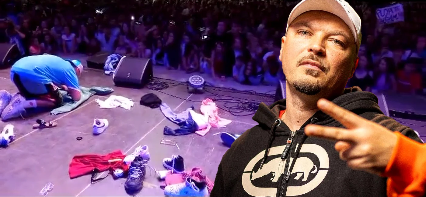 Puya în timpul unui concert FOTO arhivă Adevărul