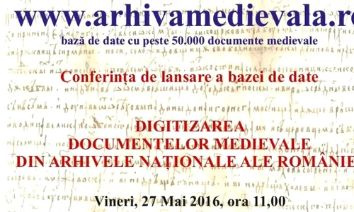 Prima bază de date cu documente medievale din România va cuprinde peste 50 000 de documente anterioare anului 1600 jpeg