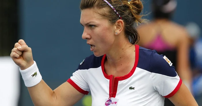 Simona Halep a ridicat a patra cupa deasupra capului la New Haven FOTO Reuters