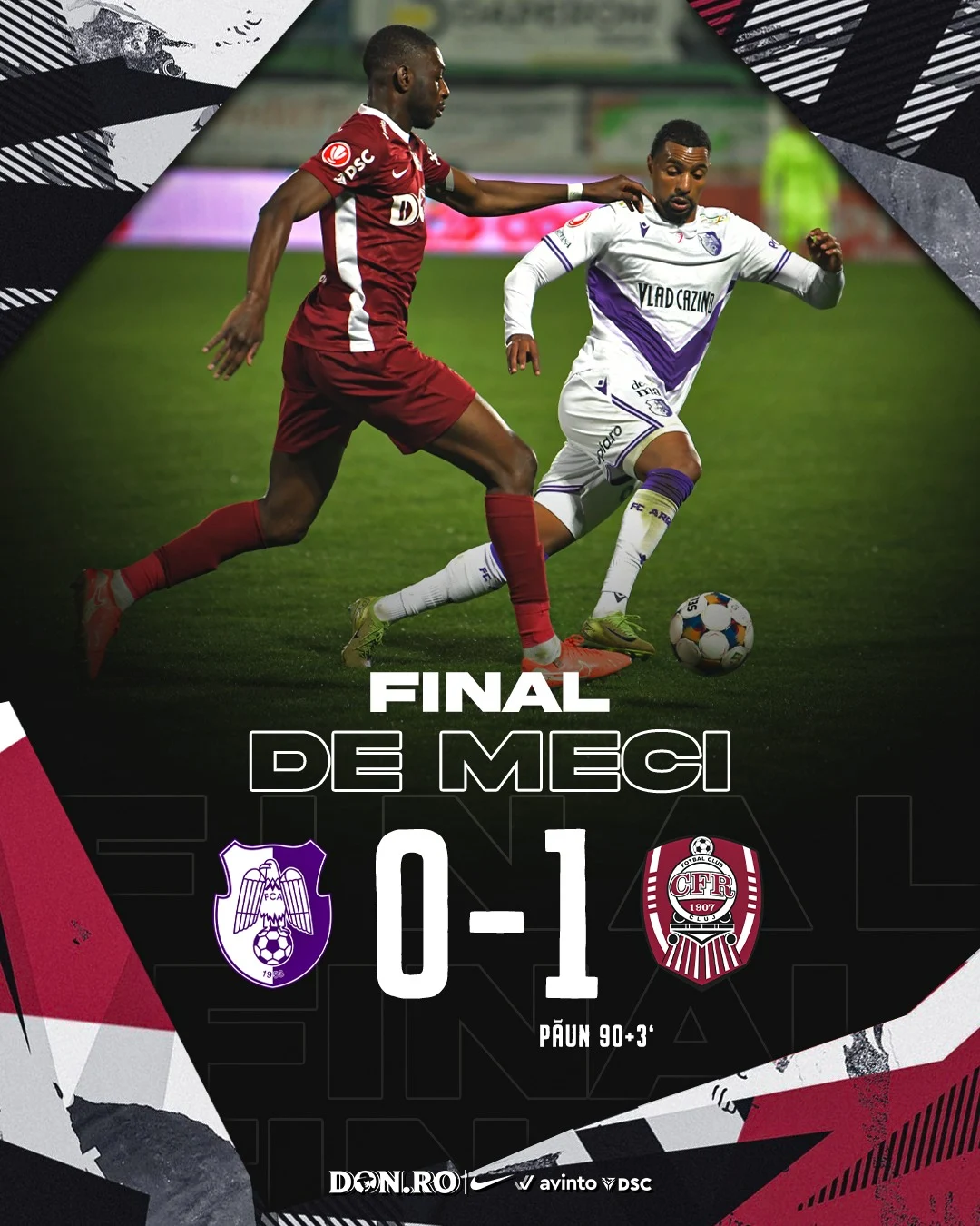 CFR Cluj nu renunță la titlu. Victorie dramatică și ardelenii urcă pe podium în play-off-ul Superligii