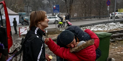 Razboi Ucraina refugiati ucrainieni Polonia 9 10 martie 2022 FOTO Getty Images