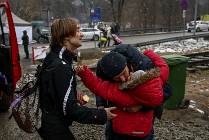 Refugiaţi ucraineni în Polonia FOTO Getty Images