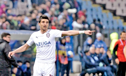 Atacantul de 32 de ani a redebutat la Rapid în meciul cu Steaua jpeg