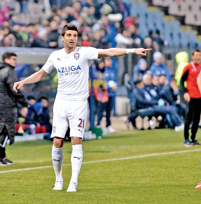 Atacantul de 32 de ani a redebutat la Rapid în meciul cu Steaua