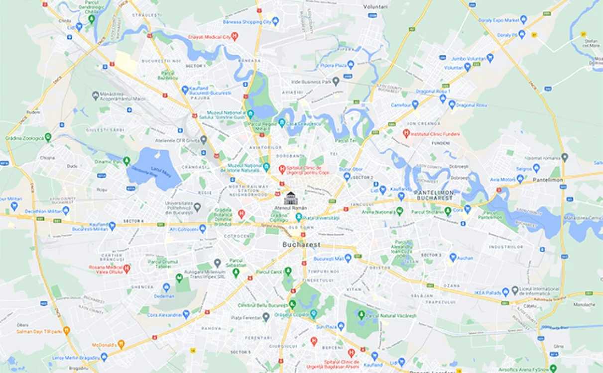 Harta Bucuresti Google Maps