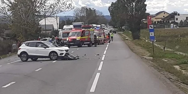 Accident de circulatie la Iași FOTO Andrei Luca