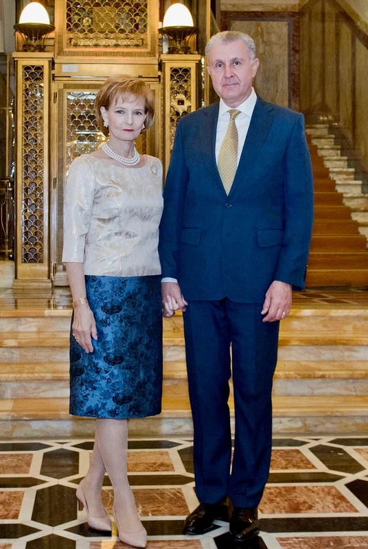 Majestatea sa Margareta și Principele Consort Palatul Regal București. FOTO: Casa Majestății Sale