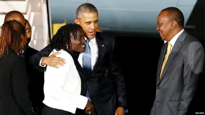 Barack Obama a ajuns in Nairobi. FOTO BBC