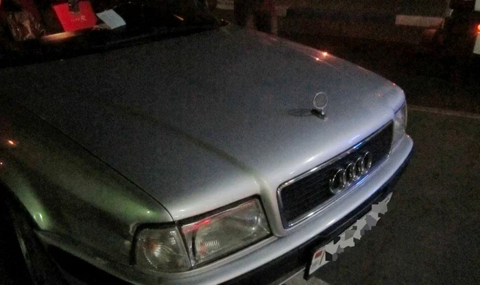 Audi-ul cu numere transnistrene fusese furat din Italia, în 2006 Foto: Border.md