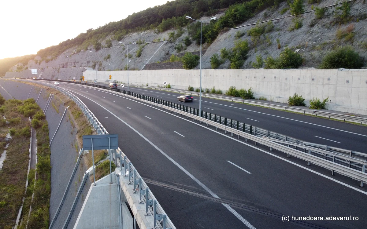 Autostrada în România. Foto: Daniel Guță. ADEVĂRUL