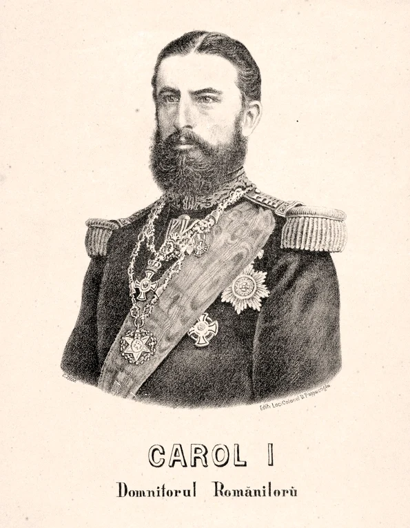 Carol de Hohenzollern-Sigmaringen, principele domnitor al României (© Arhivele Naționale ale României, Colecția Stampe, 476)