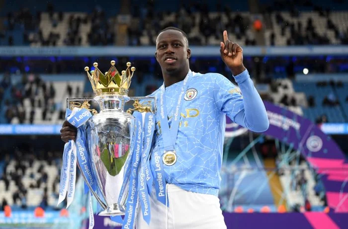 Benjamin Mendy a devenit campion al Angliei în primăvara trecută (FOTO: Gulliver/ Gettyimages)