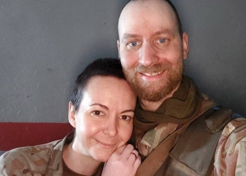 Poveste de dragoste, în plin război, încheiată tragic într-un buncăr ucrainean. Și-au făcut verighete din folie de staniol