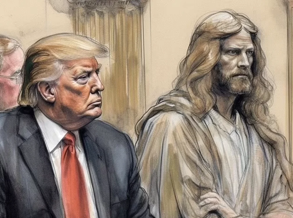 Schița a fost distribuită de un susținător al lui Trump FOTO Captură