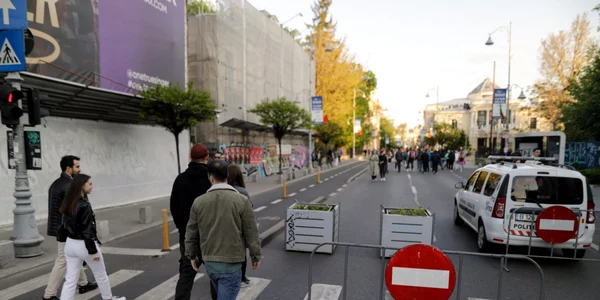 Strazi deschise - strada pietonala - circulatie inchisa FOTO Inquam / George Călin